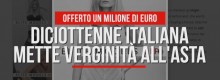 Diciottenne italiana mette allʼasta la verginit�
