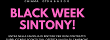 Black Week e Black Friday anche a Sintony