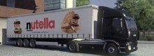Un camion pieno di Nutella