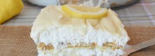 #DolceDellaDomenica - Torta al limone freddo