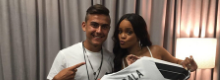 Rihanna passione bianconera