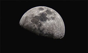 8 Aprile una luna mai vista da guardare da casa