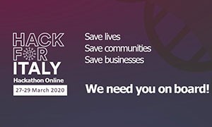 Hack for Italy per la prima volta virtuale