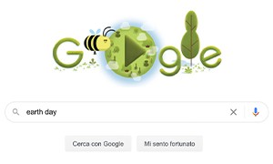 Il doodle Google celebra la Giornata della Terra