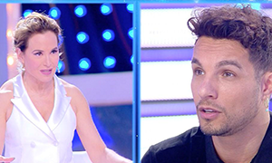 Barbara d'Urso e Marco Carta ecco cosa succede nel fuorionda