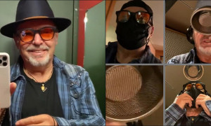 Vasco Rossi ritorna in sala registrazione ma con la mascherina