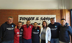 I sostenitori del “Napoli Club Cagliari” faranno una donazione di sangue lunedì