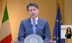 Conferenza stampa Conte