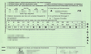 La Carta Verde cambia colore e formato dal 1° luglio 2020