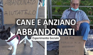 Cane Vs Anziano Abbandonati - Esperimento Sociale - Kiko.Co