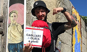 #SaPassiladaWow   Federico Corona da Cagliari ad Olbia a Piedi
