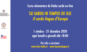 Un corso di lingua sarda on-line per unire tutti i giovani emigrati
