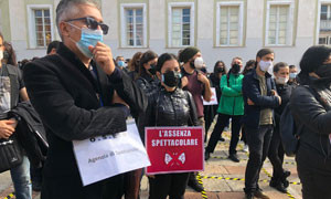 Operatori dello Spettacolo in Piazza a Cagliari