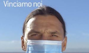 Ibrahimovic testimonial contro il Covid