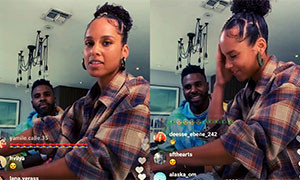 Jason Derulo rompe il dito ad Alicia Keys suonando il pianoforte