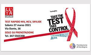 HIV, Sabato 27 marzo appuntamento con i test gratuiti offerti da LILA Cagliari