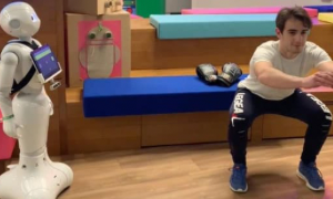 Pepper: il robot personal trainer