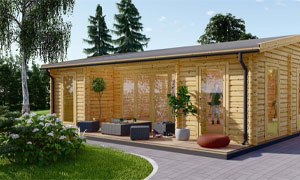 Pineca e le sue mini case in legno da sogno