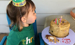 Inquietante torta di compleanno per una bambina di 3 anni