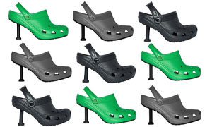Ecco lo zoccolo&hellip;con tacco stiletto! Novit&agrave; Crocs-Balenciaga