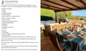 A.a.a. cercasi factotum per 1400 euro, quattro settimane di lavoro senza neanche un giorno libero