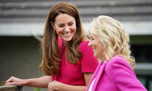 L&rsquo;intesa tra Jill Biden e Kate Middleton conquista la scena del G7
