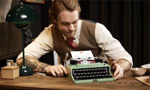 La macchina da scrivere di Lego che funziona davvero!