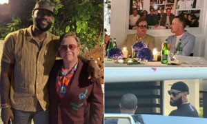 LeBron James e Elton John insieme in Italia: la foto diventa virale