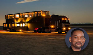 Will Smith ha un camper extralusso da 2 milioni con cinema e ufficio