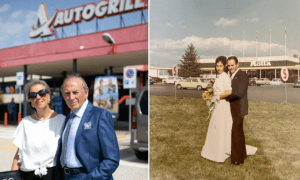 Un autogrill per festeggiare cinquant&rsquo;anni di matrimonio