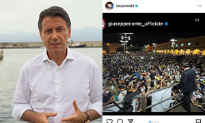 Salmo contro Giuseppe Conte, botta e risposta contro gli assembramenti