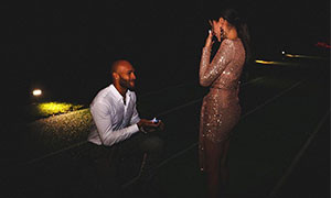 Marcell Jacobs fa la proposta di matrimonio sulla pista d'atletica: &quot;Nicole mi sposi?&quot;