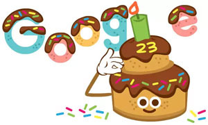 23 anni di Google con un doodle dedicato