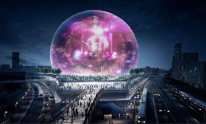 il teatro pi&ugrave; tecnologico del mondo &egrave; quasi pronto: &egrave; il Madison Square Garden Sphere