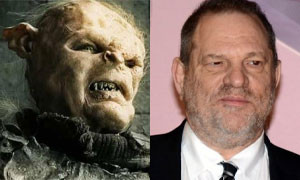 Il Signore degli Anelli: un orco &egrave; stato progettato per assomigliare ad Harvey Weinstein