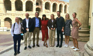 A Verona le riprese del film Netflix "Love in the Villa": chiusa la Casa di Giulietta