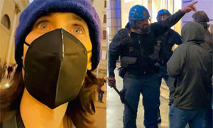 Jared Leto coinvolto negli scontri No Green Pass a Roma