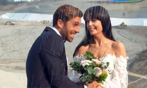 Peccioli, coppia sceglie la discarica come location del matrimonio