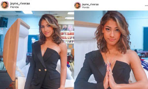Bufera sull'influencer Jayne Rivera: pubblica foto in posa davanti alla bara del padre