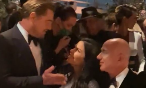 La fidanzata di Jeff Bezos "stregata" da Leo DiCaprio: il video virale