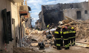 Esplode tubo del metanodotto e crollano 7 palazzine a Ravanusa