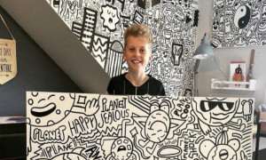 The Doodle Boy, a 12 anni firma un contratto milionario con la Nike