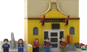 Il bar dei Cesaroni con i mattoncini della Lego