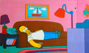 Riceve lo stipendio per fare la vita da Homer Simpson