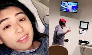 La moglie sta per partorire, lui si porta in ospedale i videogiochi