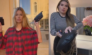 Le influencer russe tagliano in due le loro borse Chanel per protesta