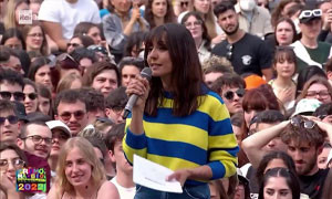 Al concertone del Primo Maggio appelli per l'Ucraina: al lavoro per la pace