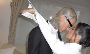 Cerimonia in gran segreto per Kourtney Kardashian e Travis Barker