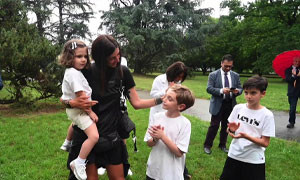 Martina, moglie di Bonucci, e la camminata solidale di 575 chilometri a piedi