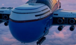 Sky Cruise, l'aereo hotel a fusione nucleare che non atterra mai